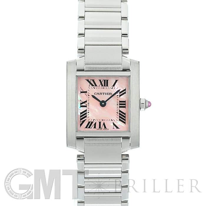 中古)CARTIER カルティエ タンク フランセーズ SM W51028Q3 ピンク