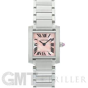 CARTIER カルティエ タンク フランセーズ SM W51028Q3 ピンクシェル メイン