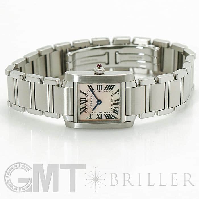 中古)CARTIER カルティエ タンク フランセーズ SM W51028Q3 ピンク