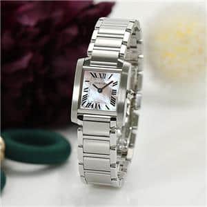 CARTIER カルティエ タンク フランセーズ SM W51028Q3 ピンクシェル メイン