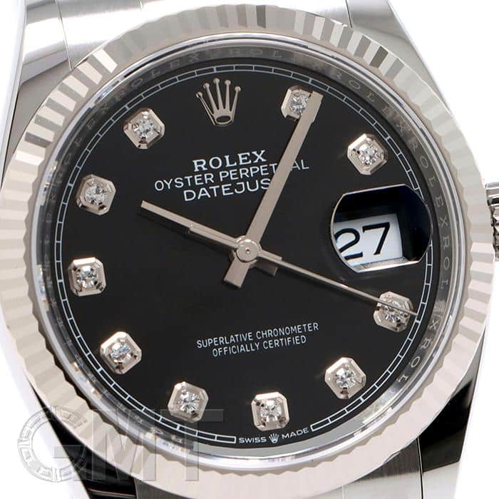 中古)ROLEX ロレックス デイトジャスト 36 126234G ブラック