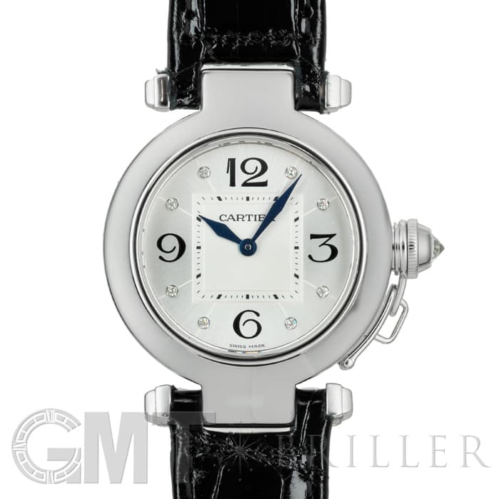 中古)CARTIER カルティエ パシャ 32mm WJ11902G ホワイトゴールド 8P 