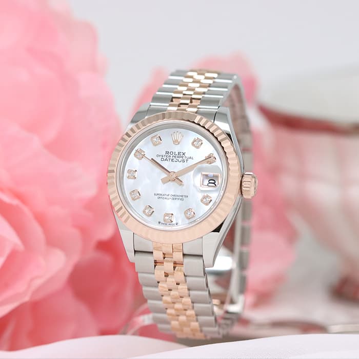 未使用)ROLEX ロレックス デイトジャスト 279171NG ホワイトシェル