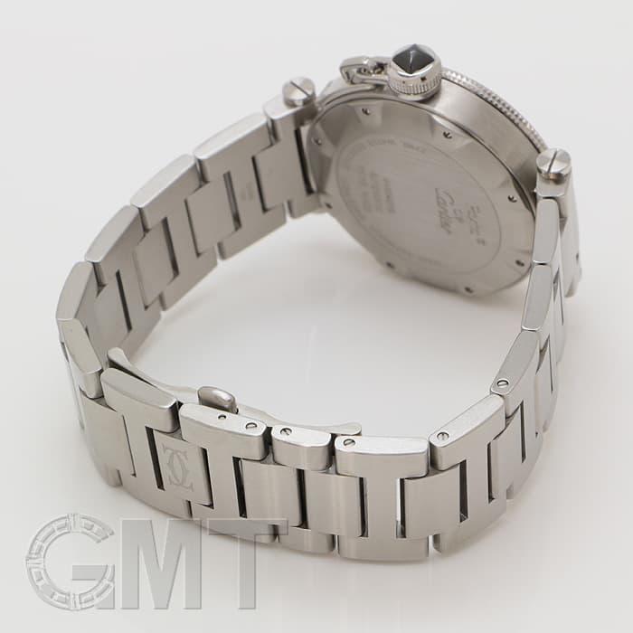 中古)CARTIER カルティエ パシャ シータイマー W31077M7 ブラック