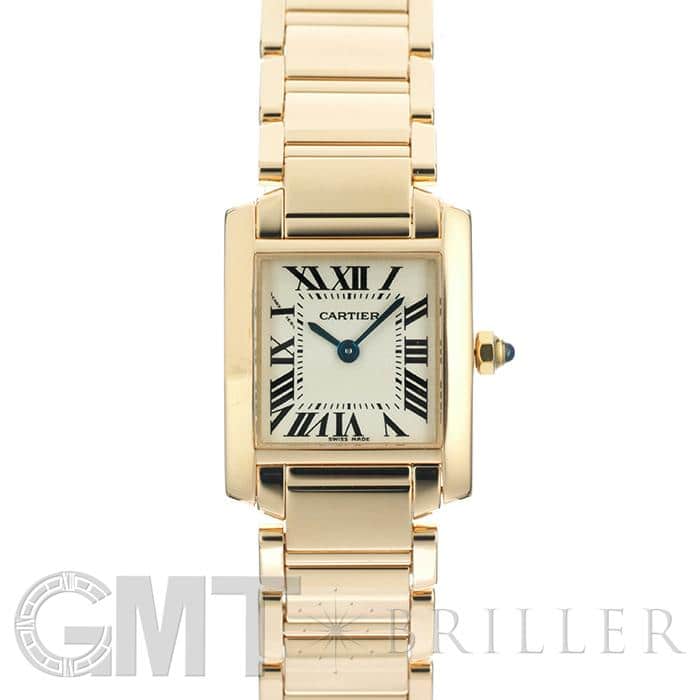 中古)CARTIER カルティエ タンク フランセーズ SM W50002N2 イエロー