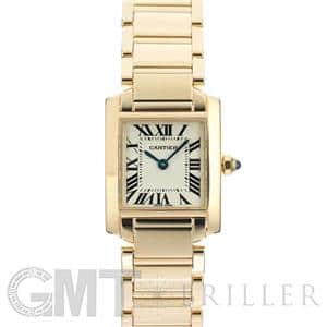 【オーバーホール済】★【カルティエ】タンクイエローゴールドタンク 中古)CARTIER カルティエ タンク フランセーズ SM W50002N2