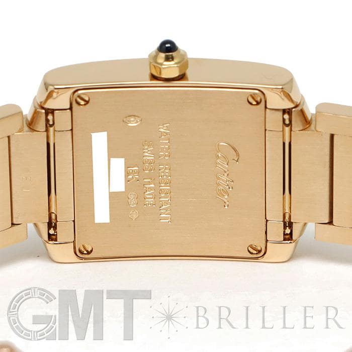 【カルティエ】 タンクフランセーズSM 18K イエローゴールド  コンビ カルティエ タンクフランセーズ SM 18KYG ブレス W50002N2 - 腕時計