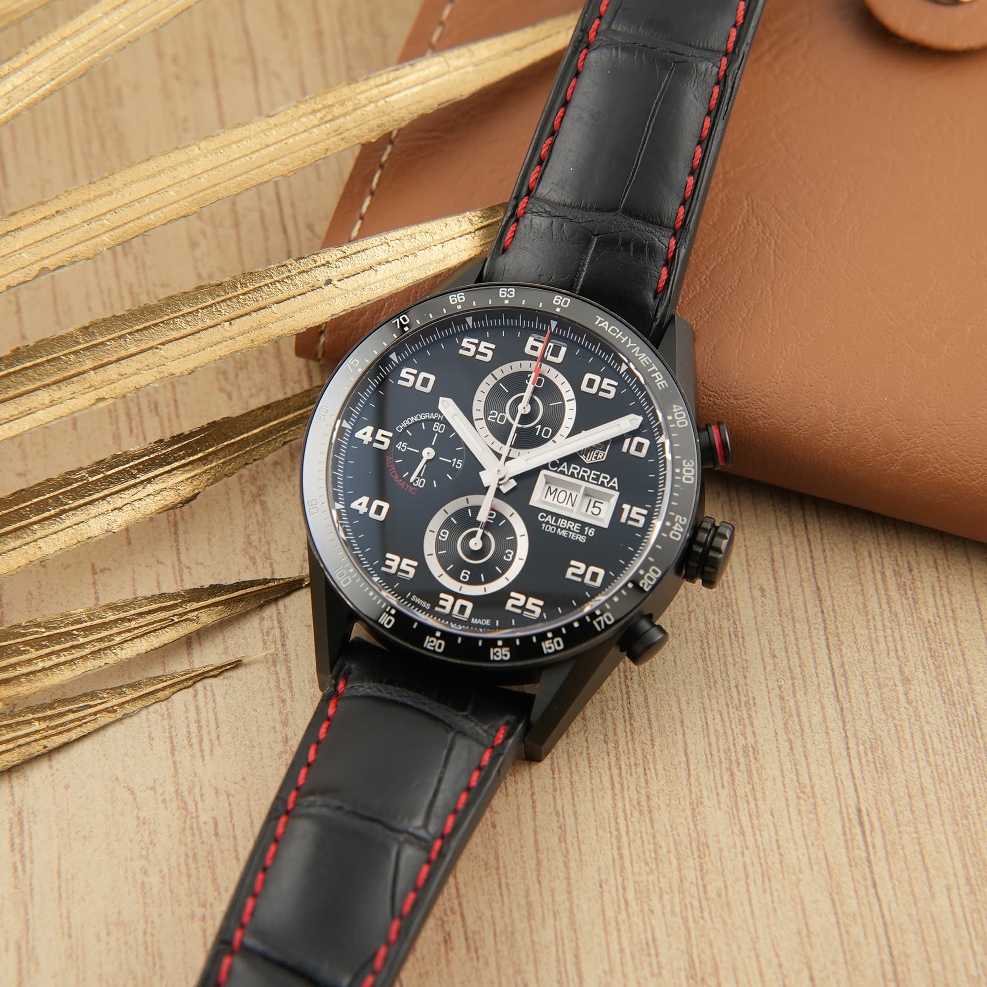 中古)TAG HEUER タグ・ホイヤー カレラ キャリバー16 クロノグラフ 