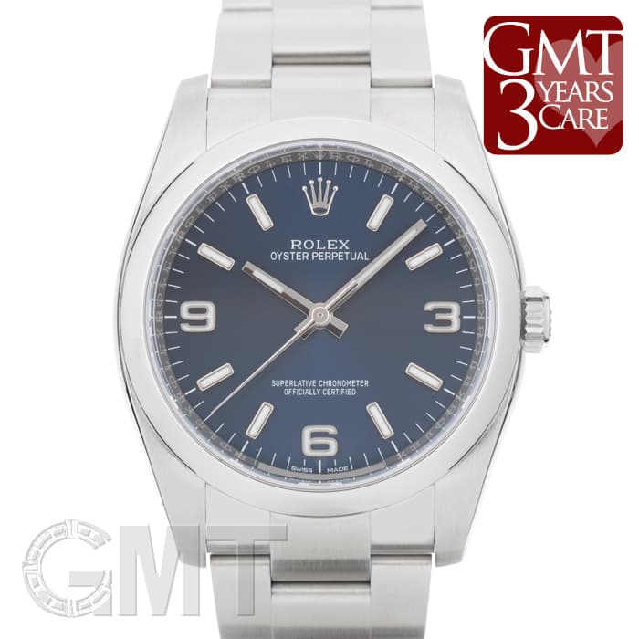 ロレックス　コマ　116000 オイスターパーペチュアル 中古)ROLEX ロレックス オイスターパーペチュアル 116000 ブルー