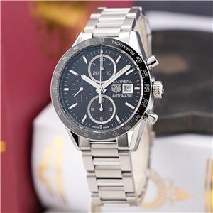 TAG HEUER タグ・ホイヤー カレラ クロノグラフ キャリバー16 ブラック CV201AJ.BA0715 メイン