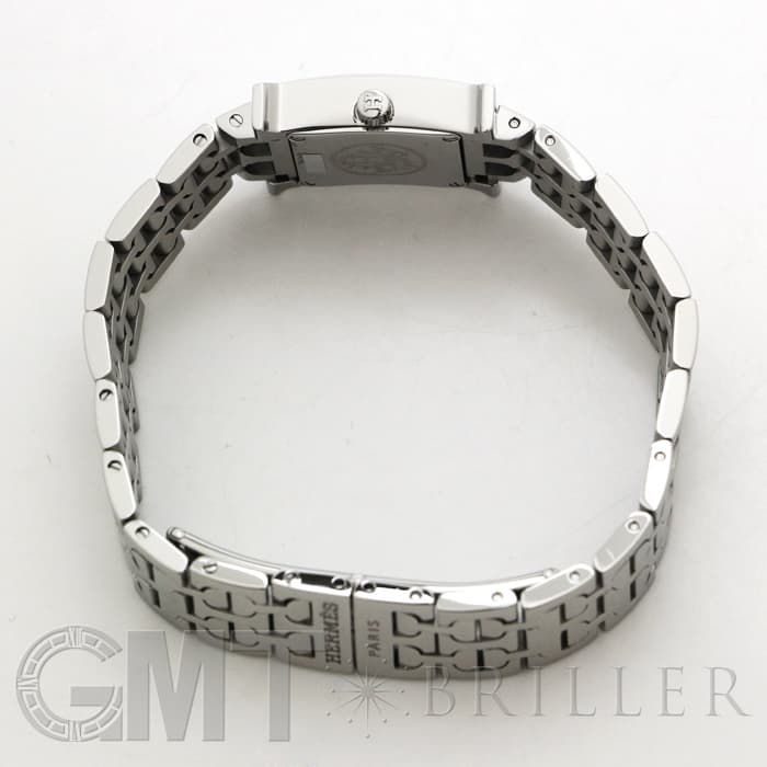 中古)HERMES エルメス Hウォッチ ミニ HH1.130 WHMOP ダイヤベゼル