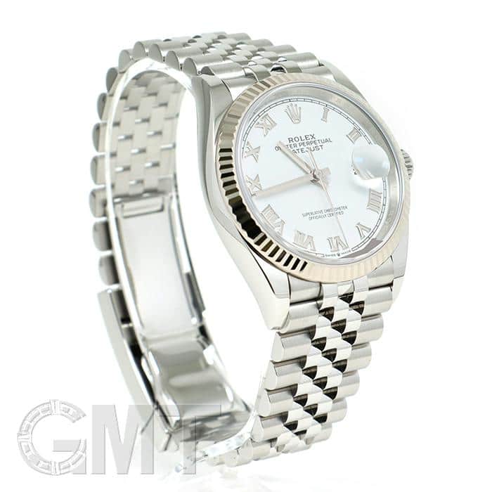 中古)ROLEX ロレックス デイトジャスト 36 126234 ホワイト ローマ