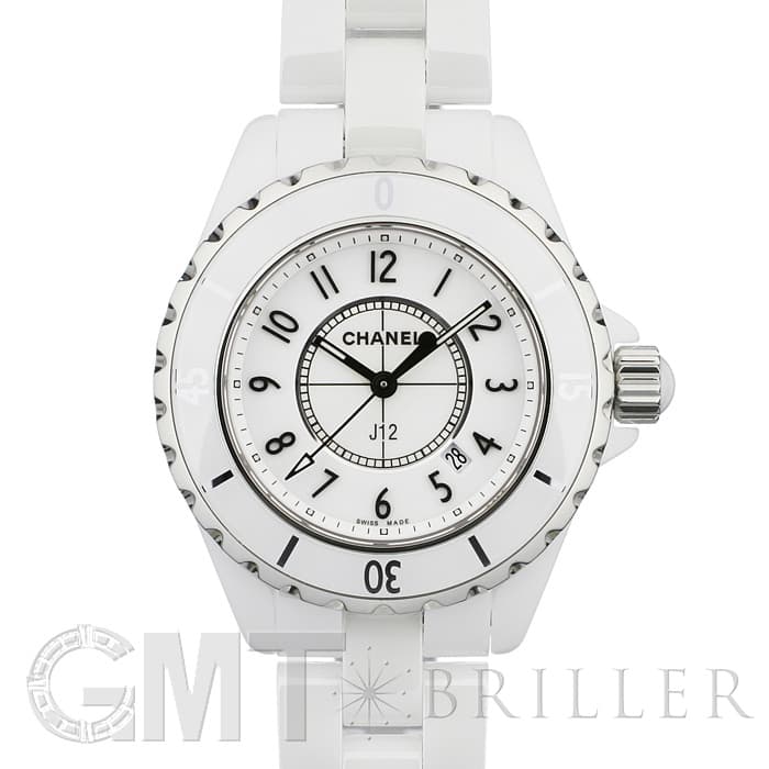 新品)CHANEL シャネル J12 ホワイトセラミック 33mm H0968（商品ID