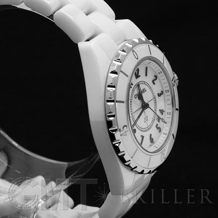 新品)CHANEL シャネル J12 ホワイトセラミック 33mm H0968（商品ID