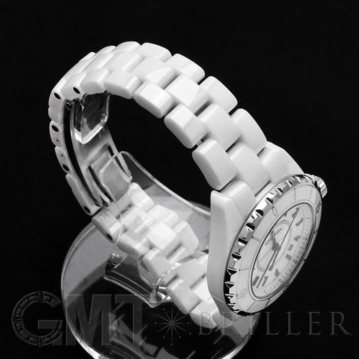 シャネルJ12 33mm 白セラミック　レディース（正規品） 新品)CHANEL シャネル J12 ホワイトセラミック 33mm H0968（商品ID