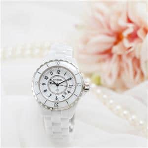 T049 シャネル J12 33mm H0968 ホワイトセラミック クォーツ 楽天市場】CHANEL シャネル J12 ホワイト セラミック 白 33mm