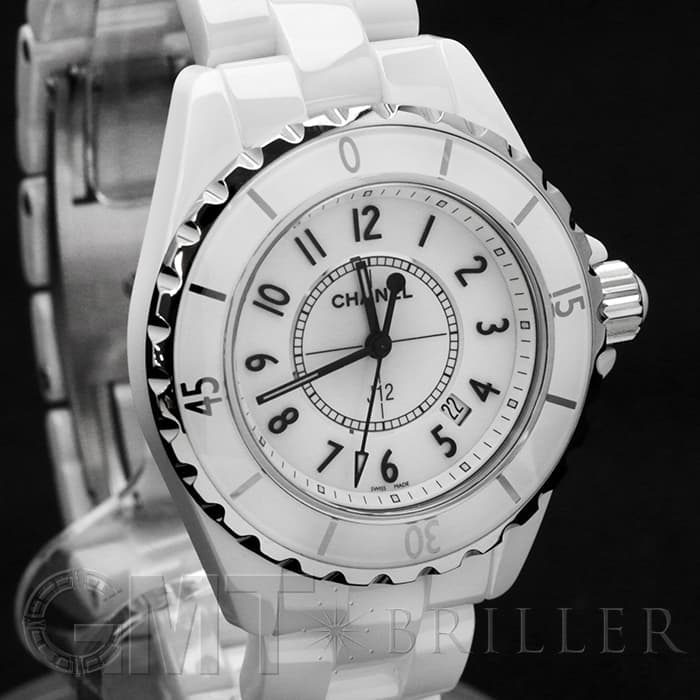 新品)CHANEL シャネル J12 ホワイトセラミック 33mm H0968（商品ID