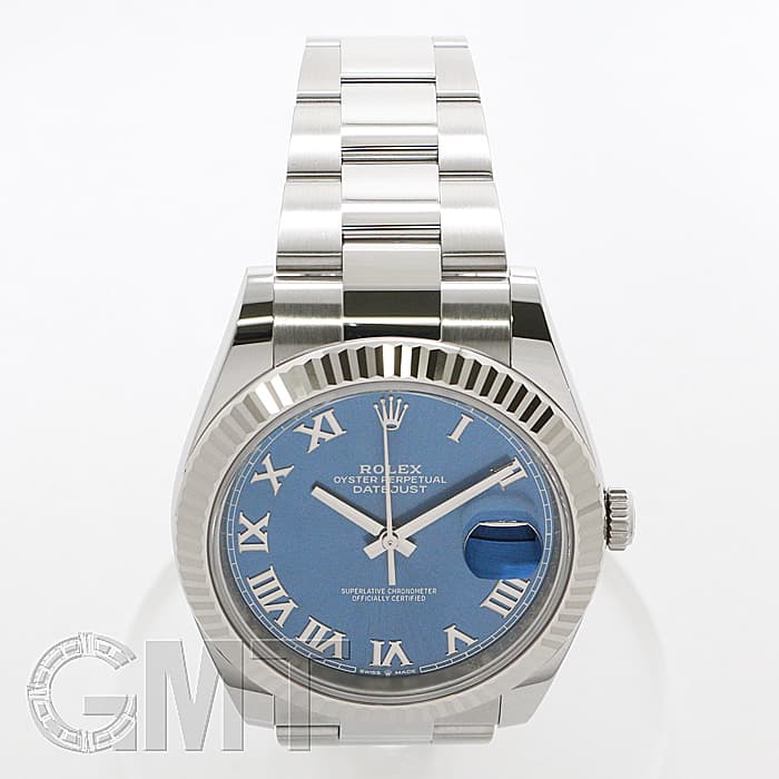 中古)ROLEX ロレックス デイトジャスト 126334 ブルー ローマ