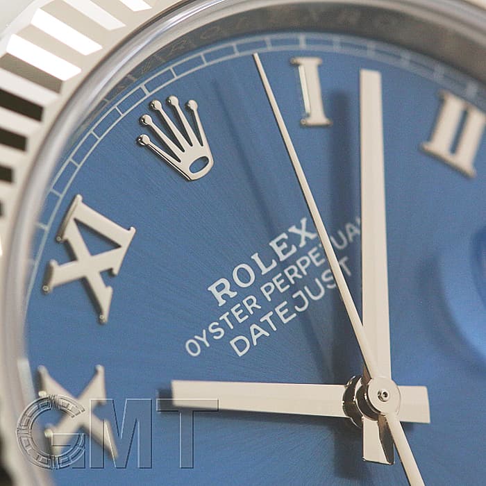 中古)ROLEX ロレックス デイトジャスト 126334 ブルー ローマ