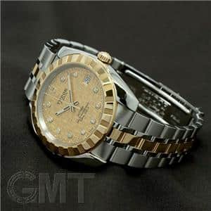 TUDOR チューダー クラシック デイト 21013G シャンパンモザイク 10Pダイヤ メイン