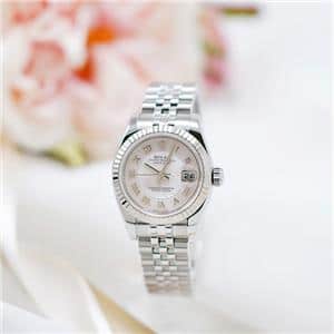 ROLEX ロレックス デイトジャスト 179174NRD ピンクシェル ローマ デコレーション Z番 メイン