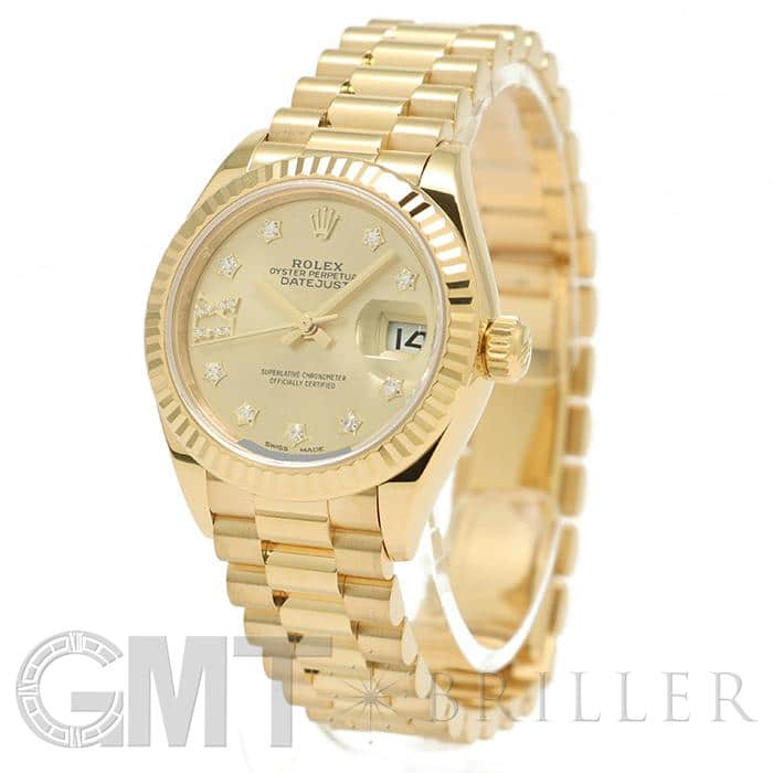 中古 ロレックス ROLEX 279178G ランダムシリアル シャンパン /ダイヤモンド レディース 腕時計 中古)ROLEX ロレックス デイトジャスト 279178G シャンパン スターIX