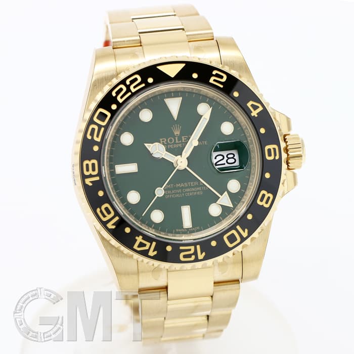 新品)ROLEX ロレックス GMTマスター II 116718LN グリーン（商品ID