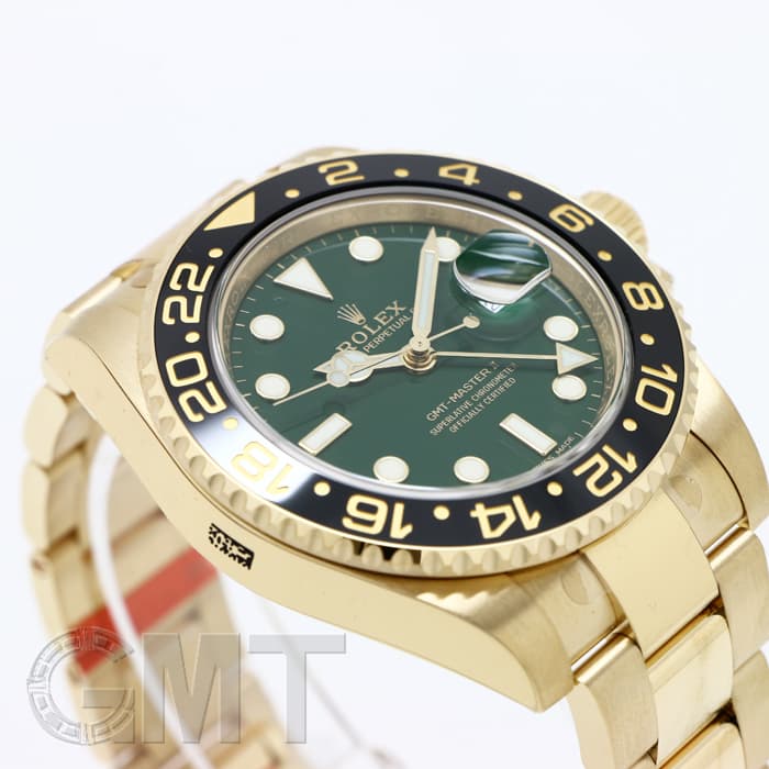 新品)ROLEX ロレックス GMTマスター II 116718LN グリーン（商品ID