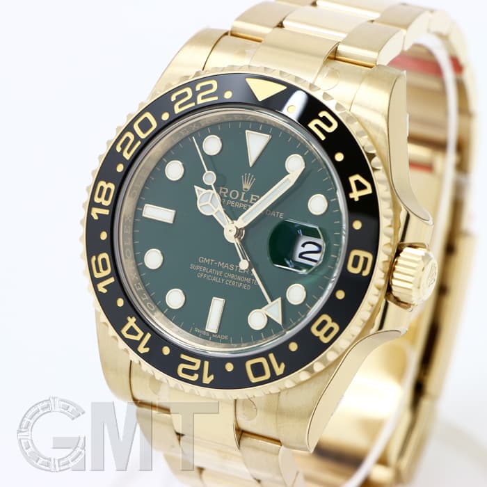 新品)ROLEX ロレックス GMTマスター II 116718LN グリーン（商品ID