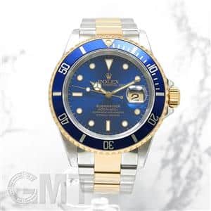 中古)ROLEX ロレックス サブマリーナー 16613 ブルー オンリースイス