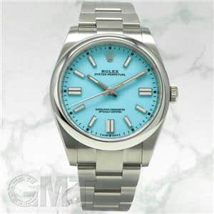 オイスターパーペチュアル　41ミリ　ターコイズブルー　自動巻　即発送可能！ ロレックス / ROLEX オイスターパーペチュアル／エアキング