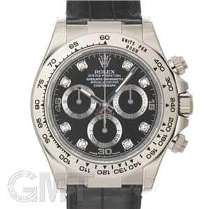 ROLEX ロレックス デイトナ 116519G ブラック レザー【一部保護シール付き】 メイン