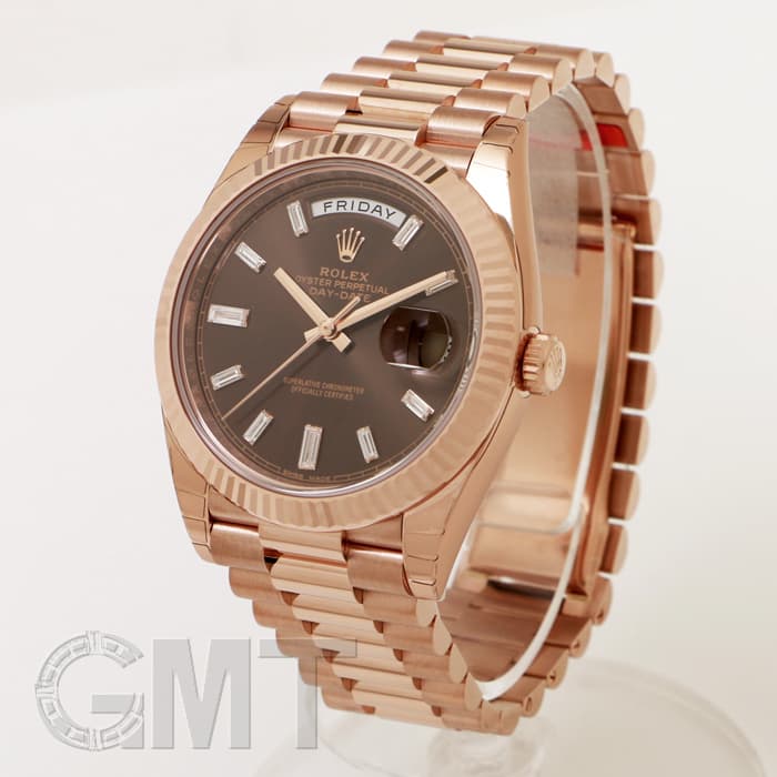 新品)ROLEX ロレックス デイデイト 40 228235A ブラウン（商品ID