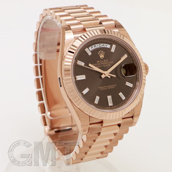 新品)ROLEX ロレックス デイデイト 40 228235A ブラウン（商品ID