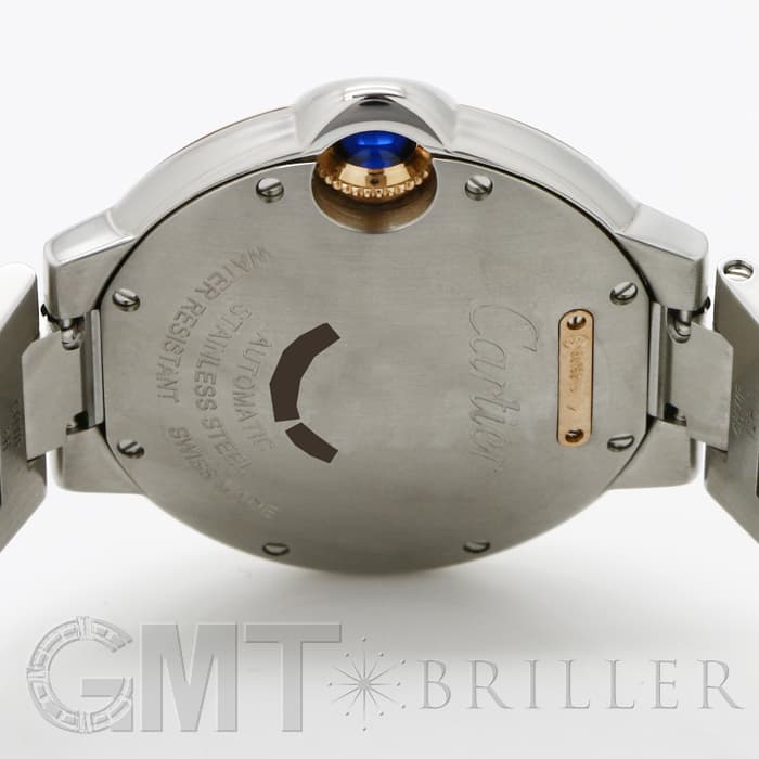 新品)CARTIER カルティエ バロンブルー 33 MM WE902080 シルバー