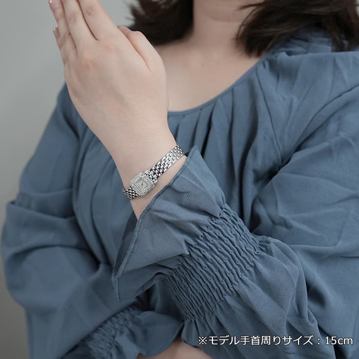 カルティエ ミニパンテール WG/2D WF3210F3 WG クォーツ カルティエ - ミニ パンテール ベゼルダイヤ | CARTIER | WF3210F3