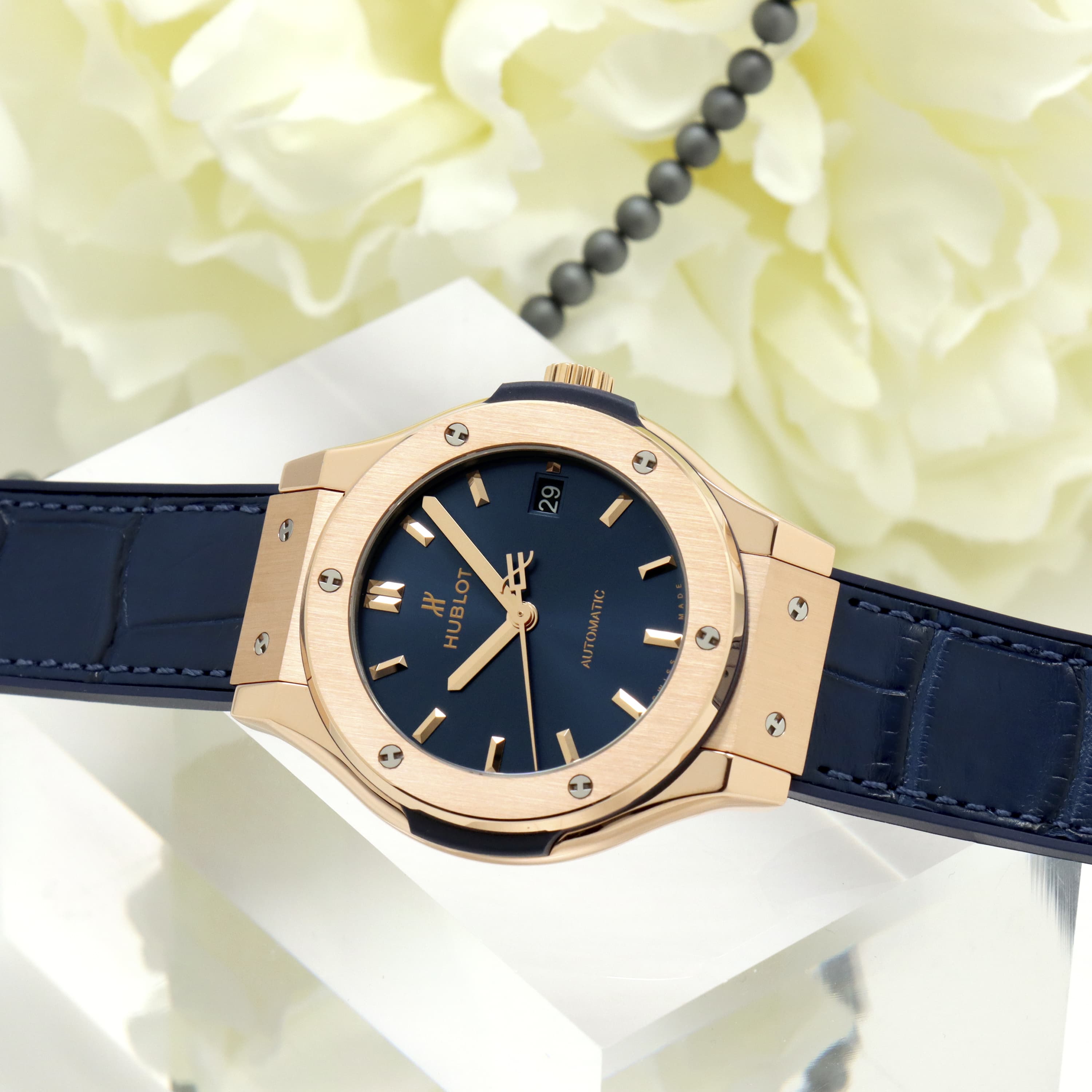 新品)HUBLOT ウブロ クラシック 565.OX.7180.LR（商品ID 