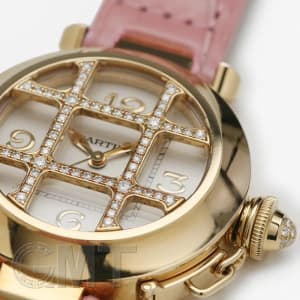 CARTIER カルティエ パシャ 32ｍｍ ダイヤグリッド WJ102256 YG メイン
