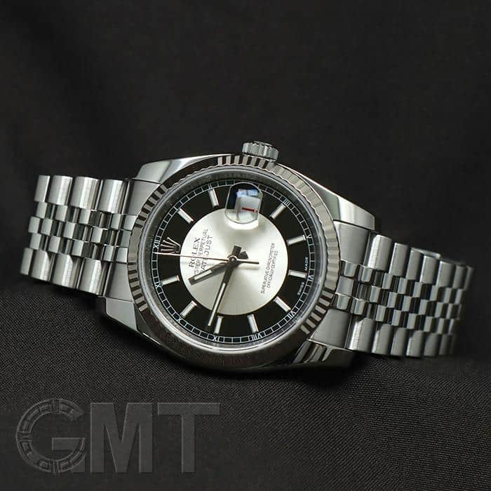 ROLEX ロレックス デイトジャスト 36 116234 ブラック/シルバー ジュビリーブレス