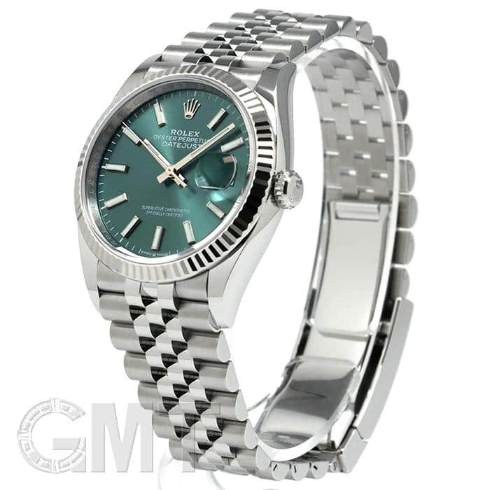中古)ROLEX ロレックス デイトジャスト 36 126234 ミントグリーン