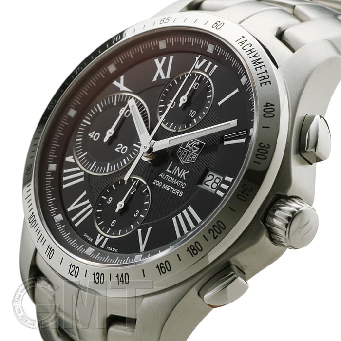 新品)TAG HEUER タグ・ホイヤー リンク クロノグラフ デイト BKローマ 