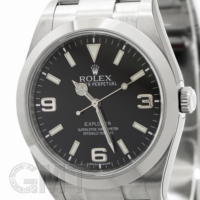 39mm ロレックス　エクスプローラー1 214270 後期モデル ロレックス エクスプローラー I 39MM 後期ダイヤル 214270 '21年購入