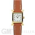 HERMES エルメス Hウォッチ HH1.101.131/UGO 037893WW00 Hウォッチ ゴールドプレーテッド ゴールドブラウン