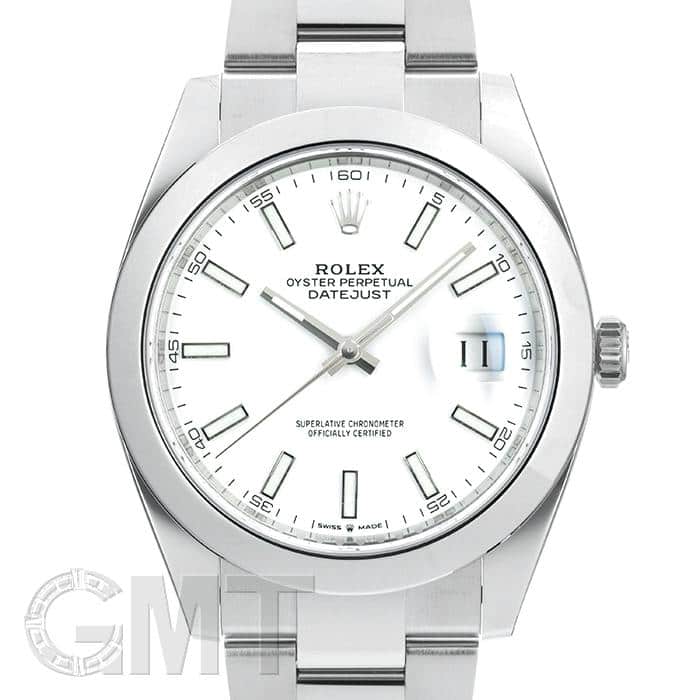 中古)ROLEX ロレックス デイトジャスト 41 126300 ホワイト