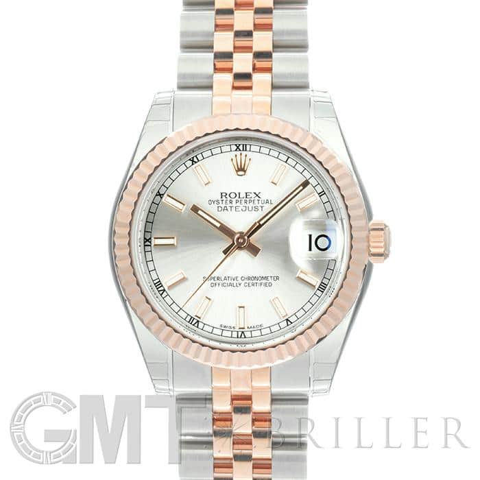 中古)ROLEX ロレックス デイトジャスト 31mm 178271 シルバー【純正