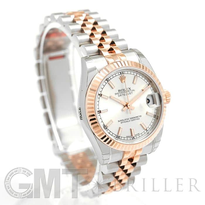 中古)ROLEX ロレックス デイトジャスト 31mm 178271 シルバー【純正