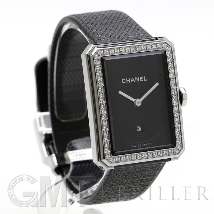 新品)CHANEL シャネル ボーイフレンド ツイード ブラックコーティング