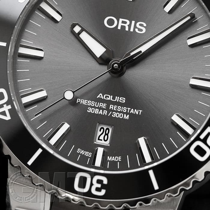 新品)ORIS オリス アクイス チタニウム デイト 733 7730 7153 M（商品