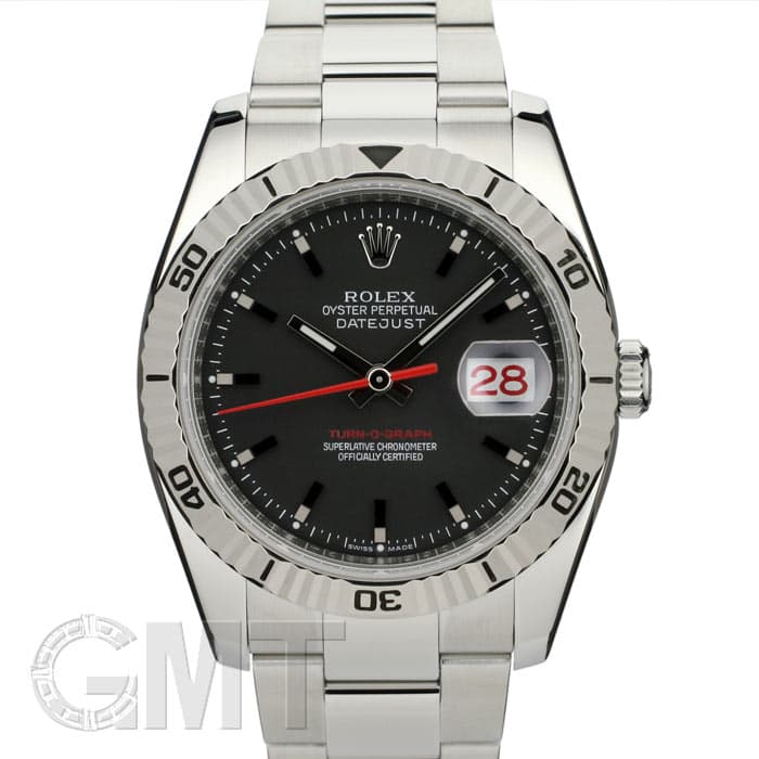 中古)ROLEX ロレックス ターノグラフ Ref.116264 ブラック（商品ID