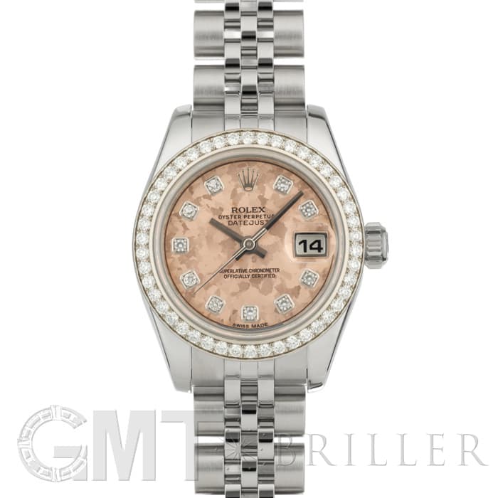 中古 ロレックス ROLEX 179384G ランダムシリアル シルバーサンビーム /ダイヤモンド レディース 腕時計 179384G シルバーサンビーム ROLEX（ロレックス） デイトジャスト 10P